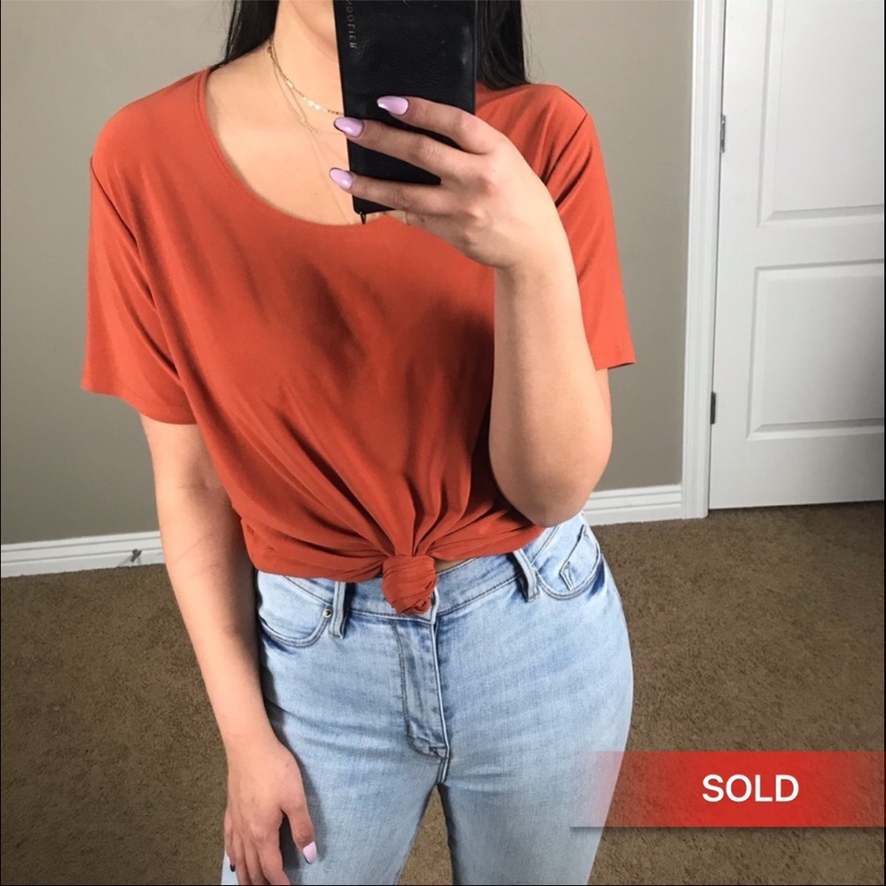 VINTAGE || Scoop-neck Top